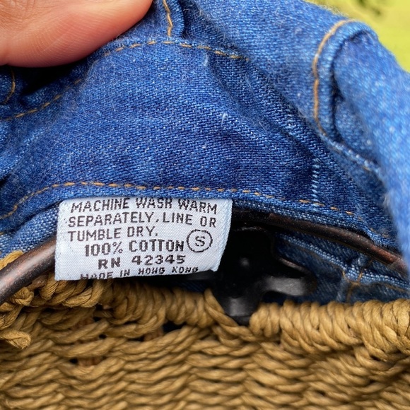 Vintage Equipements Militaires French western denim shirt - Picture 5 of 8